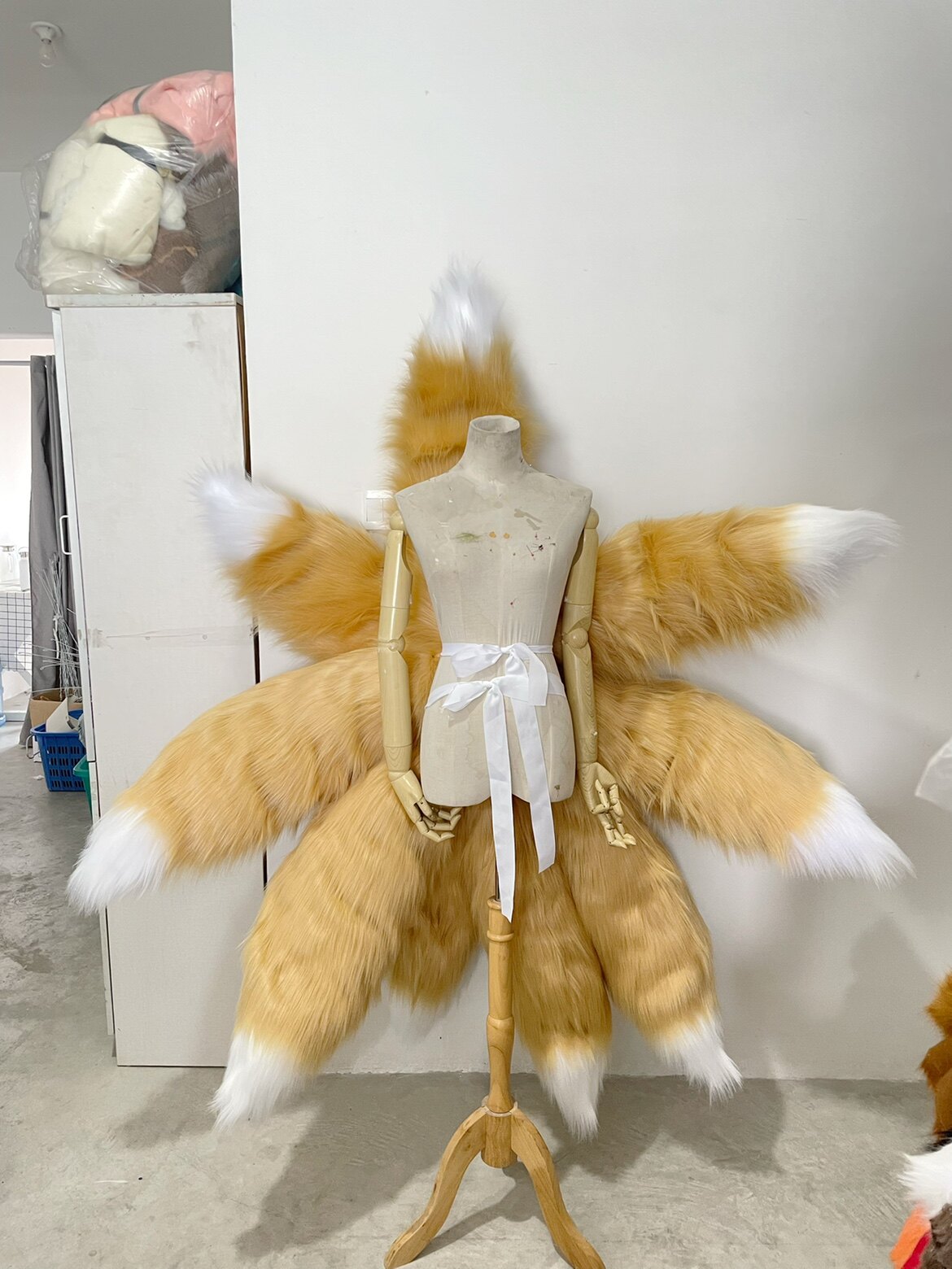 千年战争aigis帝国妖狐九尾狐妖狐觉醒尾巴耳朵cosplay道具定做