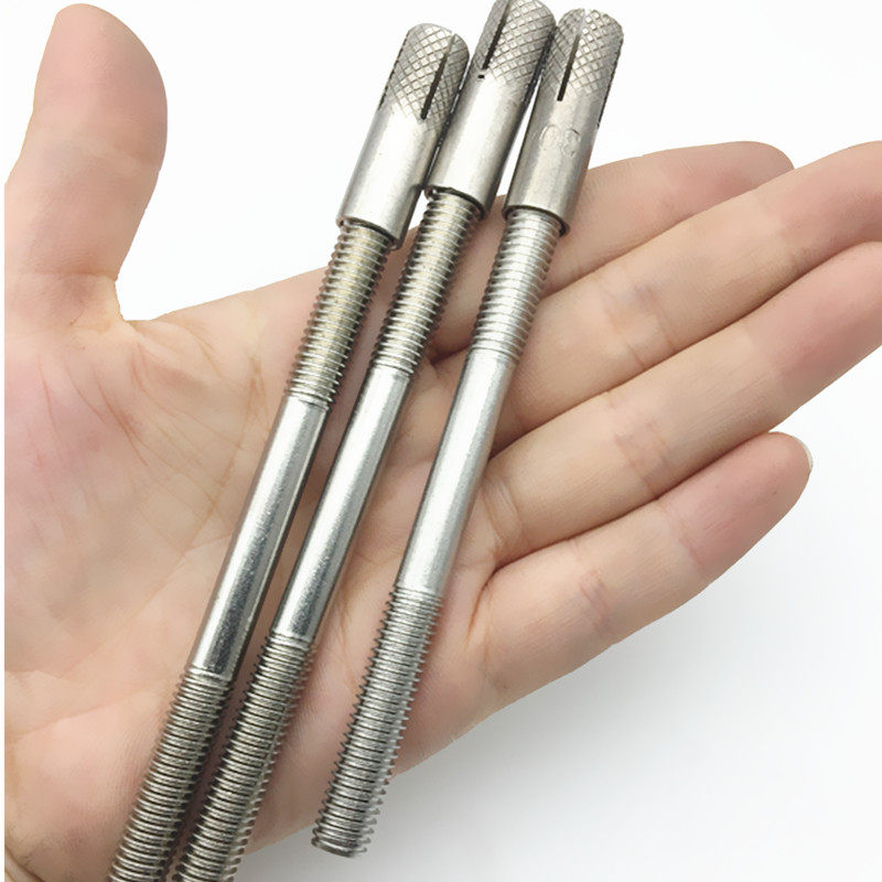 304不锈钢一字隔板置物架固定丝杆/内顶爆隐形膨胀螺丝螺栓m6m8