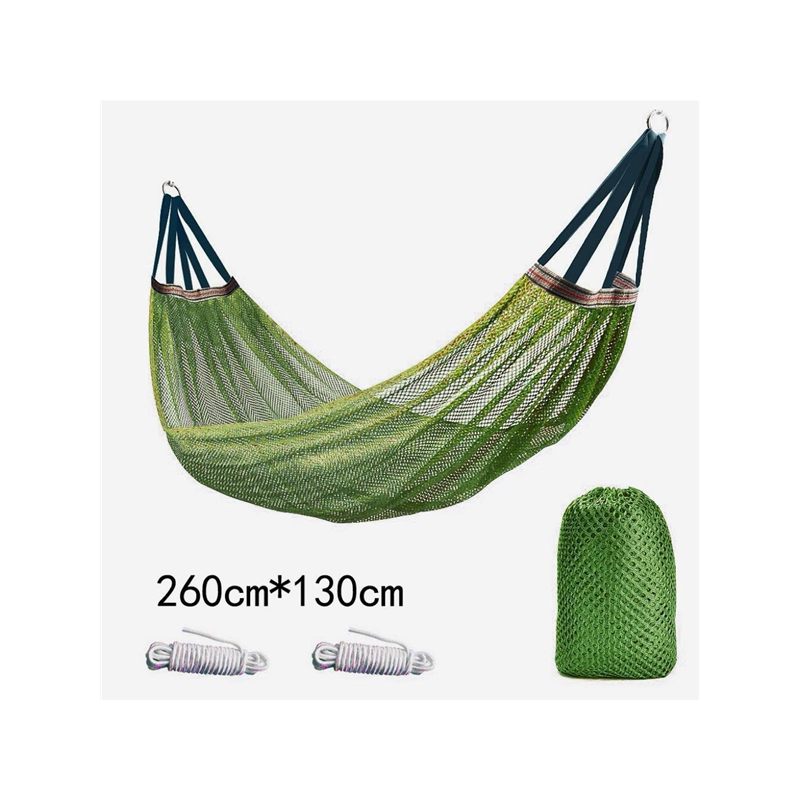 挂树上的吊绳网床吊床户外秋千网状网兜大人室外广场摇椅吊椅夏季