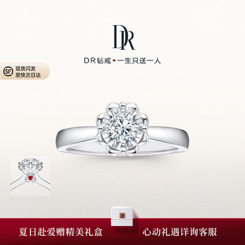 DR钻戒品牌甄选款现货速发礼物