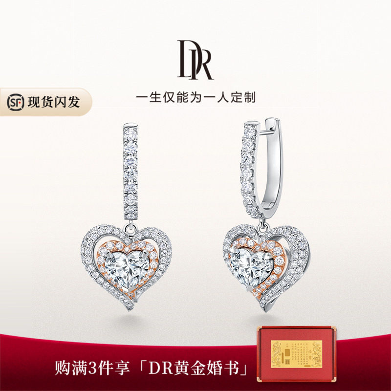DR真心之吻耳钉项链巴黎时装周图片