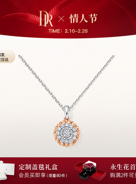 DR LOVE PALACE星芒之恋首饰套组项链耳饰手链18K金送女友礼物