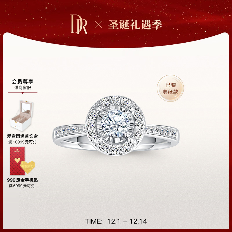 DR卢浮宫求婚钻戒钻石婚戒