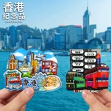 Автобус, магнит на холодильник, сувенир, Гонконг, деликатесы