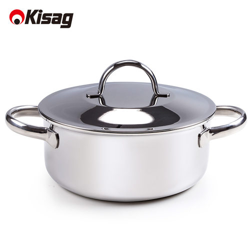 kisag16cm小火锅一人三层不糊底