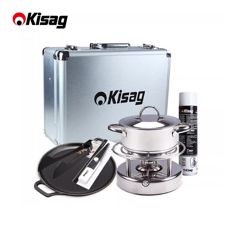 Kisag瓦氏炉家用火锅烧烤一体炉公司福利春节豪华礼品火锅锅套装