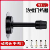 門頂防撞免打孔不銹鋼加長(zhǎng)門擋器