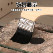 热销弯柄毛刷长柄黑毛刷弯头刷船刷油漆刷灰尘1.5寸 4寸清洁工具