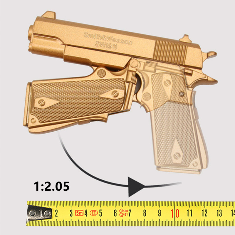 全合金精工儿童玩具枪1911手枪模型可发射软弹枪手动上膛金属手枪 玩具/童车/益智/积木/模型 软弹枪 原图主图