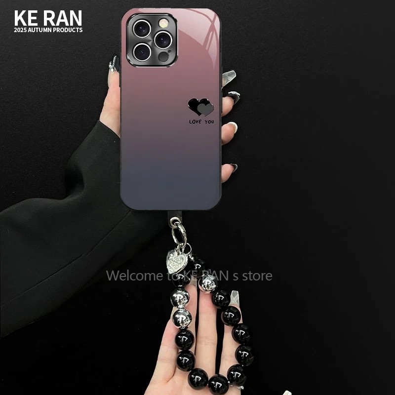 ins渐变爱心适用于苹果华为OPPO