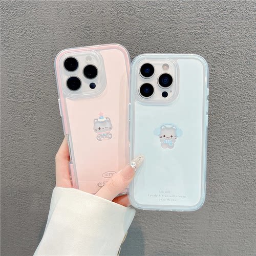 三合一炫彩小猫适用苹果17promax