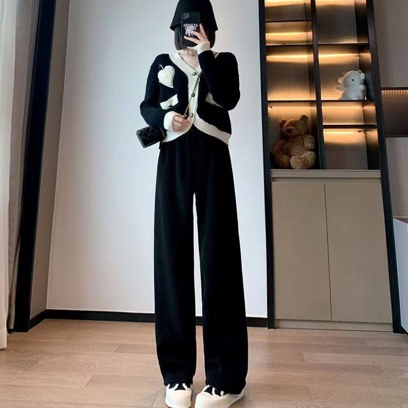 冬季高腰加绒加厚羊羔绒阔腿裤女外穿休闲直筒保暖百搭灯芯绒长裤,女装/女士精品,休闲裤,淘宝优惠券,粉丝福利购,淘宝优惠卷