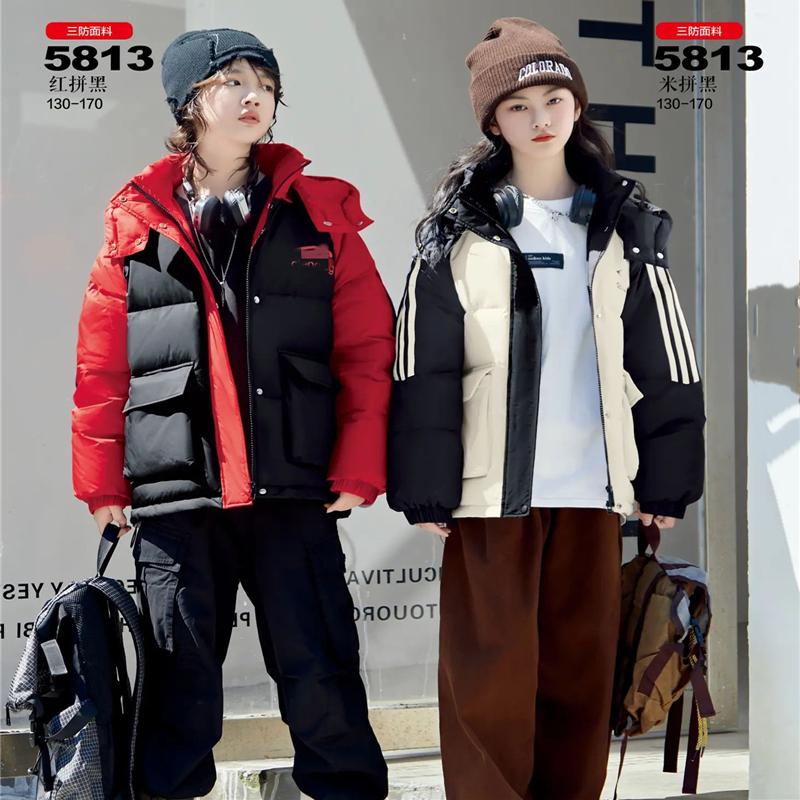 2024新款儿童羽绒服加厚白鸭绒