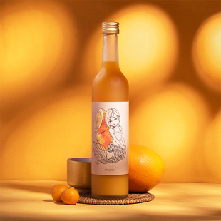 8th 日本进口女士果酒微醺低度甜酒 ocean八海蜜柑利口酒7度500ml