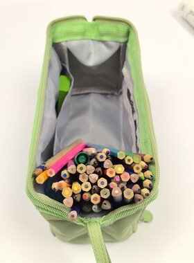 纯色牛津布大容量笔袋化妆包厂家