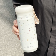 星星随手保温杯女生新款2025高颜值不锈钢水杯学生ins风便携杯子