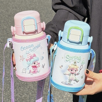 儿童保温杯大容量双饮壶