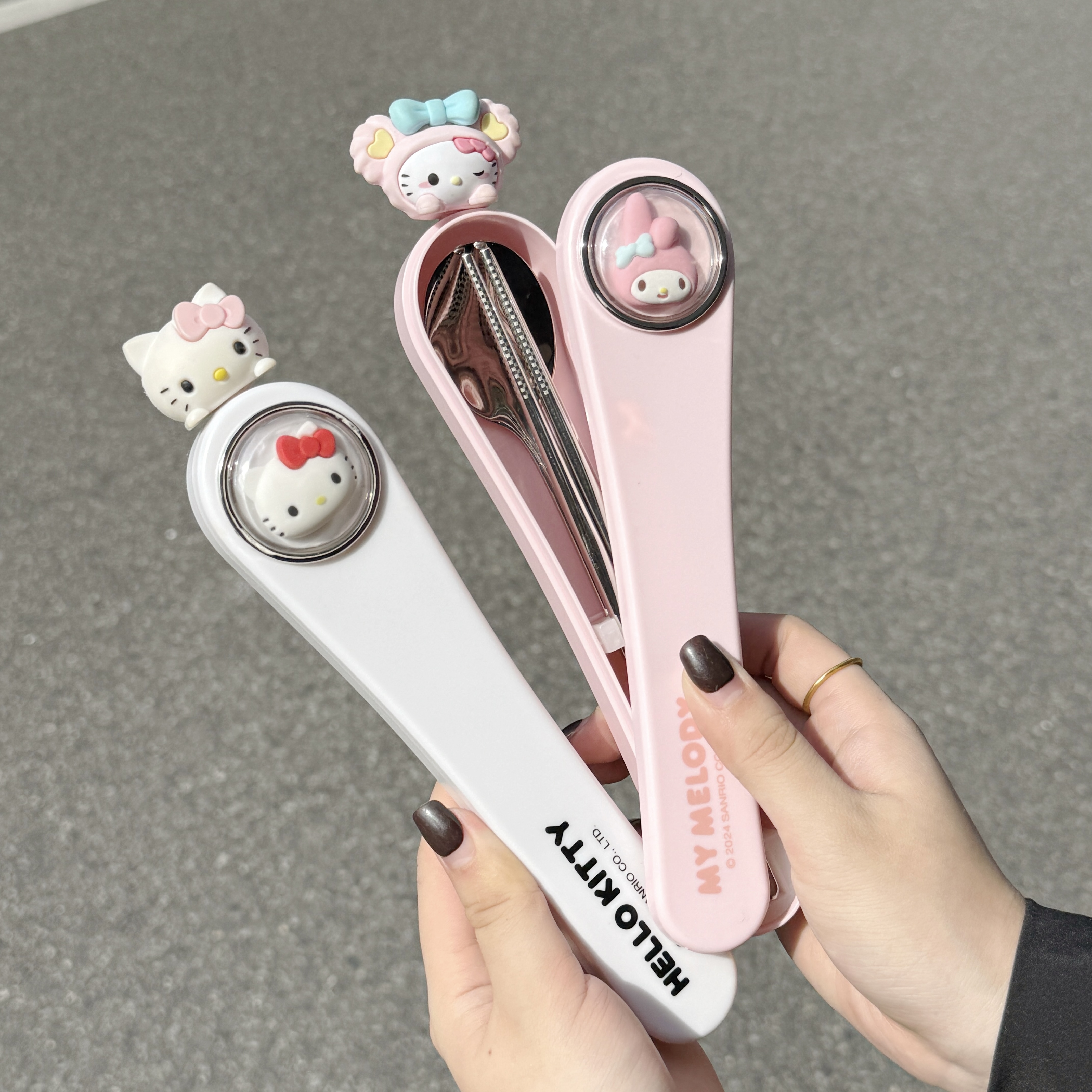 勺子套装高颜值一人用凯蒂猫可爱