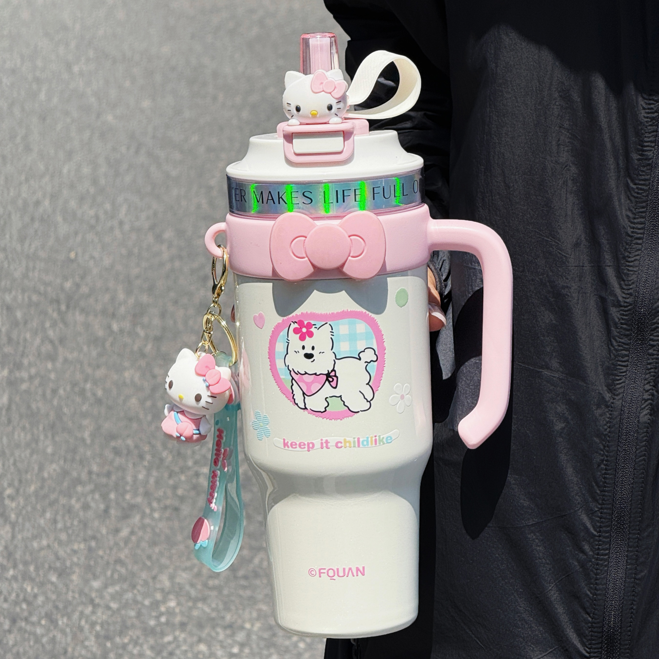 超大容量可爱冰霸杯子