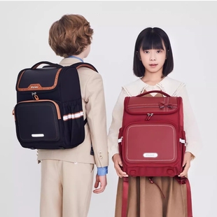 卡拉羊小学生1-4-6年级书包减负防下坠大嘴书包大容量双肩包男女