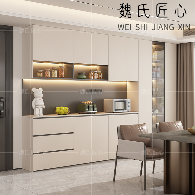 现代简约风餐边柜靠墙一体储物柜客厅多功能茶水柜酒柜储物柜柜子,住宅家具,餐边柜,淘宝优惠券,粉丝福利购,淘宝优惠卷