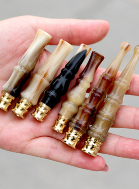 牦牛角烟嘴天然可清洗