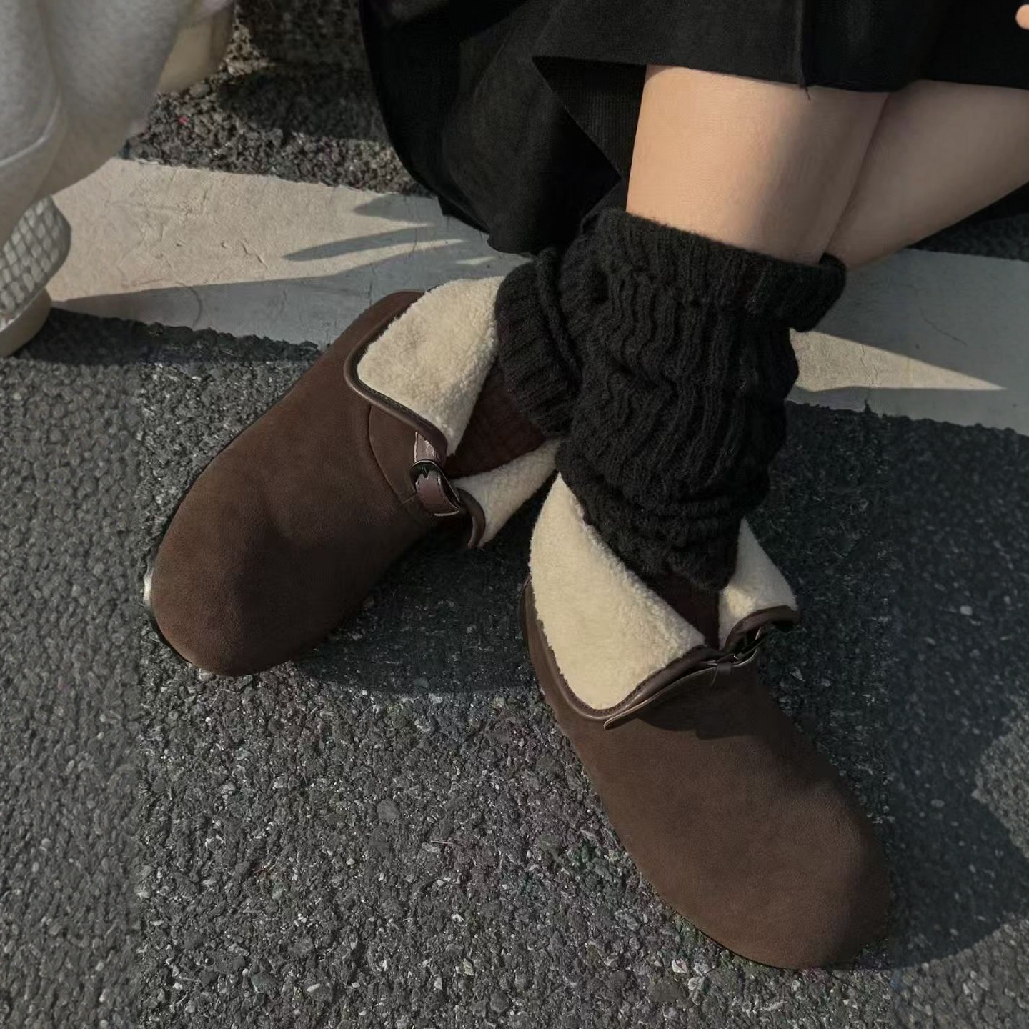 SGIRL加绒女鞋百搭雪地靴D568-6