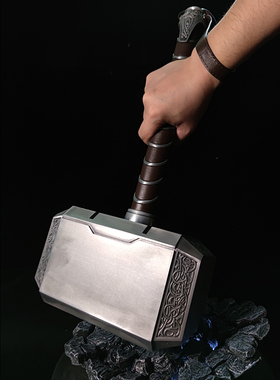 HCMY复联4雷神之锤1比1全金属2.0版雷神索尔暴风战斧武器模型周边