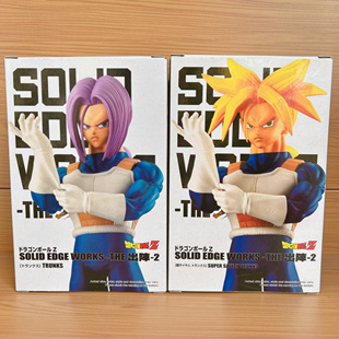 万代正版 龙珠 Solid Edge Works 出阵2 特兰克斯 眼镜厂 景品