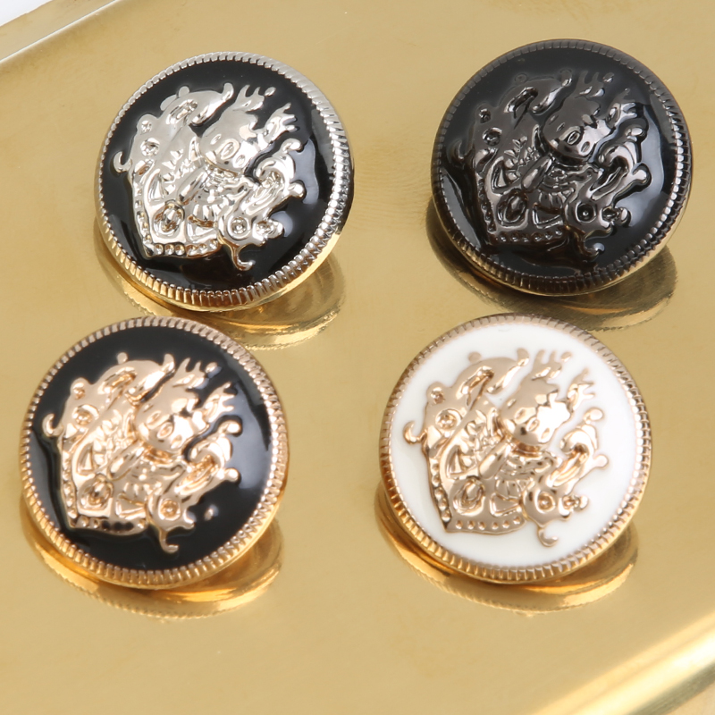 大衣扣子百搭上衣女西装纽扣金属毛呢大号风衣男羊绒外套毛衣钮扣