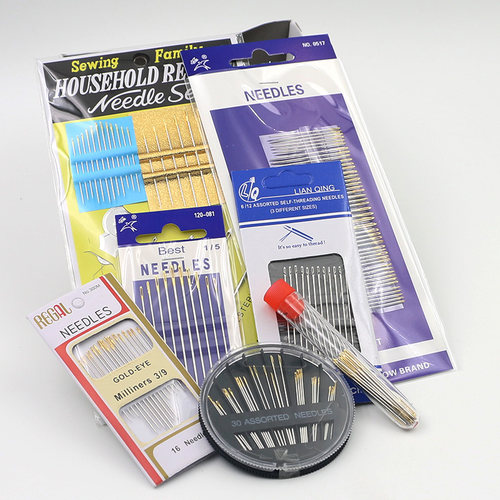 缝衣针缝被子针毛衣针金尾多功能