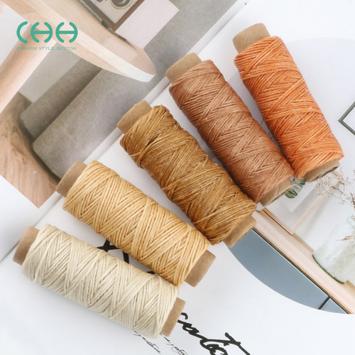 diy缝补皮革走马手工编织蜡线