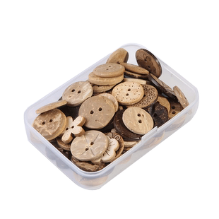 复古男女椰壳装饰纽扣毛衣外套开衫儿童钮扣针织衫木质小扣子配件