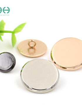 金属西装扣子镜面时装大衣扣男装西服纽扣秋冬装金色毛衣钮扣