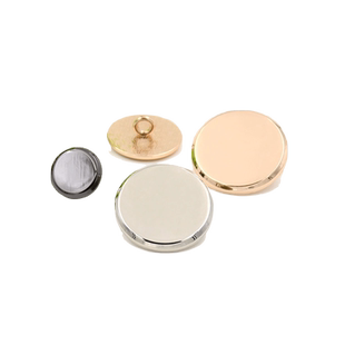 金属西装扣子镜面时装大衣扣男装西服纽扣秋冬装金色毛衣钮扣