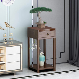 实木多宝阁博古架客厅中式古董陈列柜家用茶室茶叶展示柜带抽书架