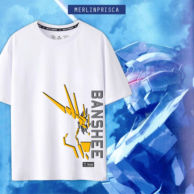 机动战士高达独角兽百搭短袖T恤