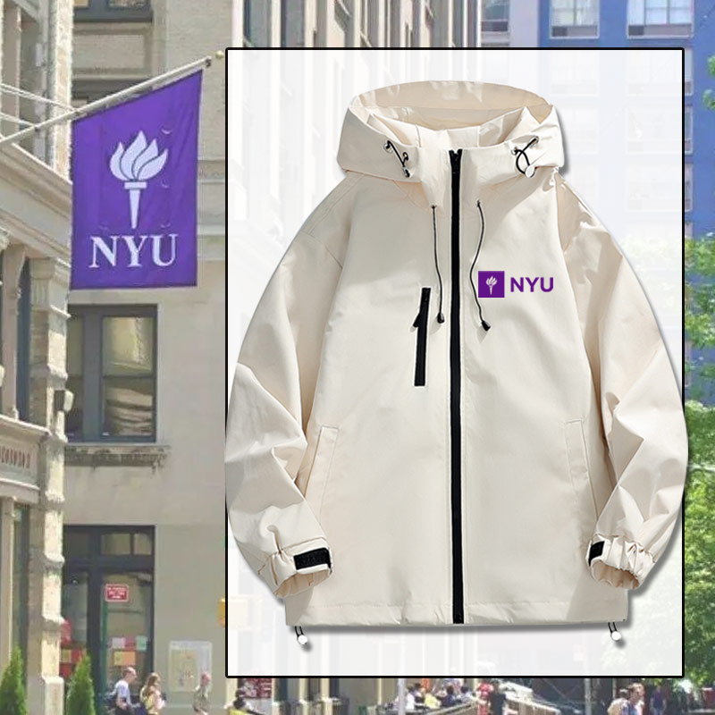 美国纽约大学周边NYU纽大休闲夹克外套春秋季校友会纪念校服jl