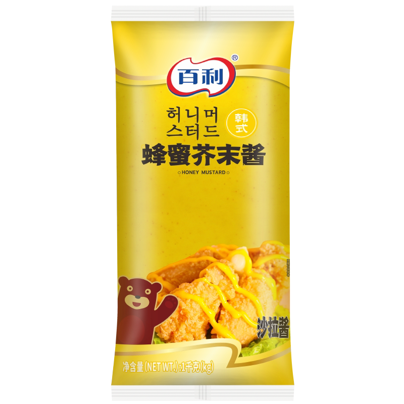 百利蜂蜜芥末酱1kg韩式炸鸡酱