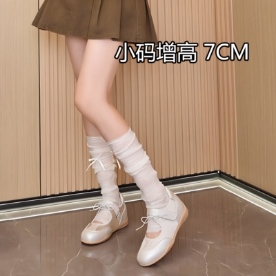 小码3233内增高小个子单鞋芭蕾风