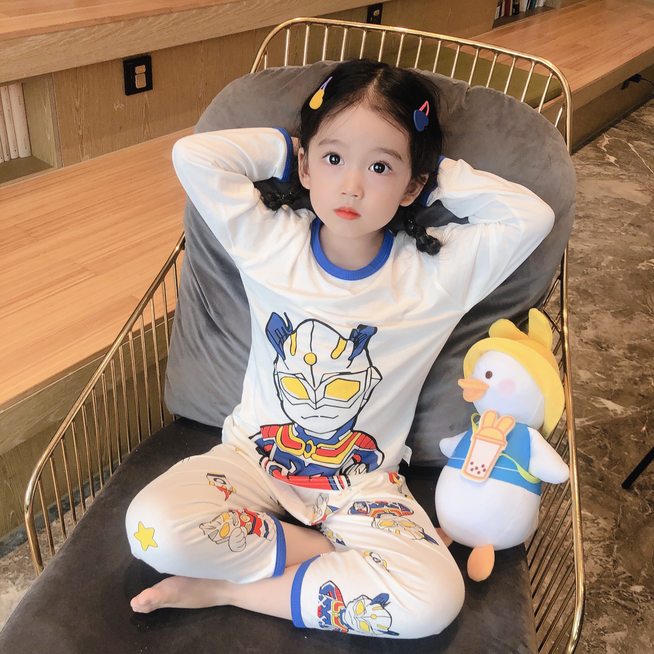 奥特曼莫代尔睡衣家居服四季通用