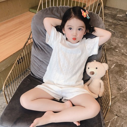 ins男女儿童夏季薄款会呼吸T恤