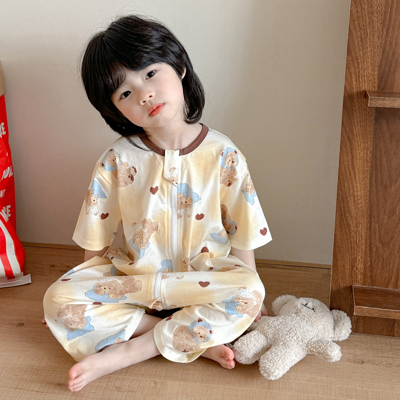 爱出汗宝宝专属睡袋夏薄款空调服