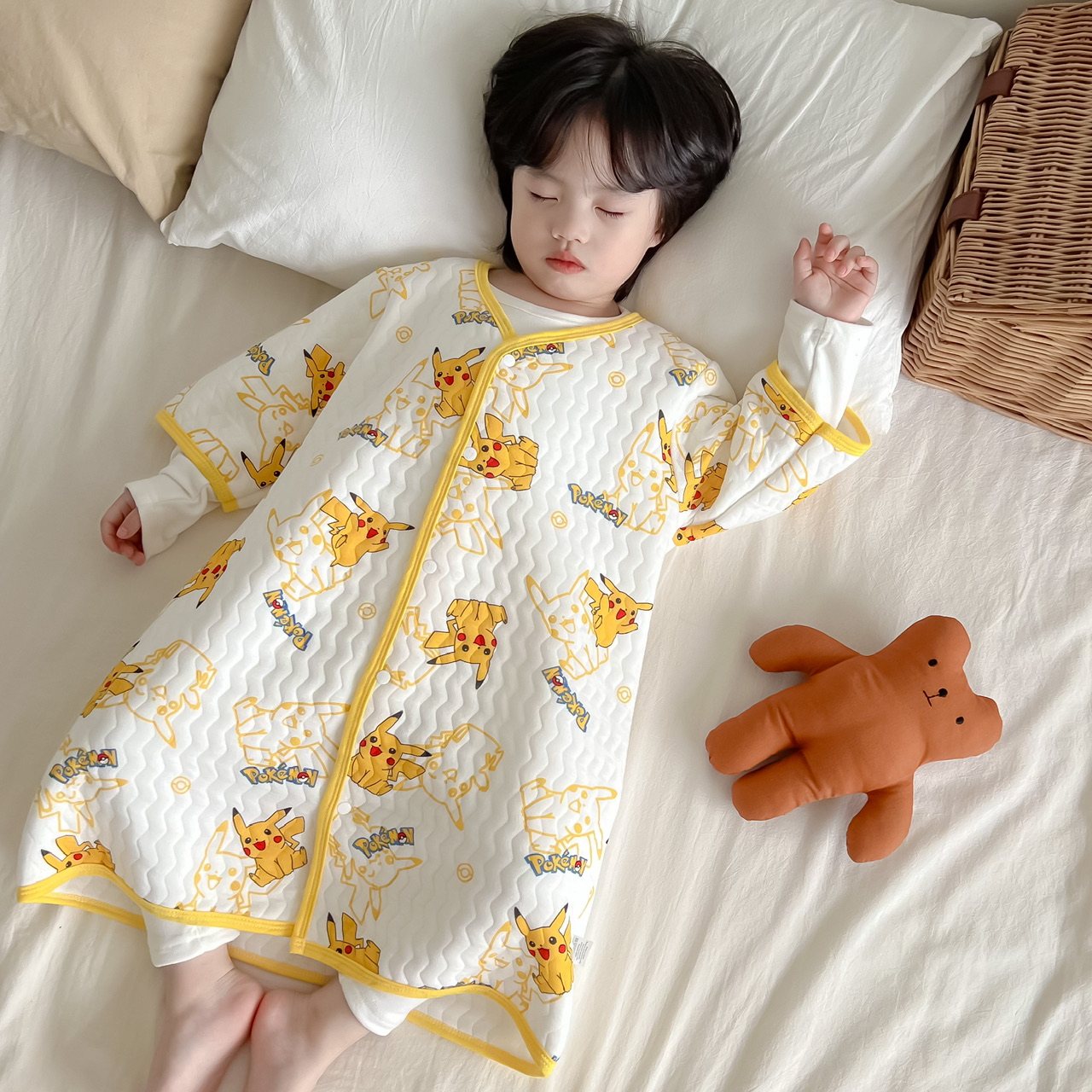 2024年秋冬新款儿童中长袖开衫睡袍男女童三层夹棉恒温保暖家居袍,童装/婴儿装/亲子装,家居袍/睡袍,淘宝优惠券,粉丝福利购,淘宝优惠卷