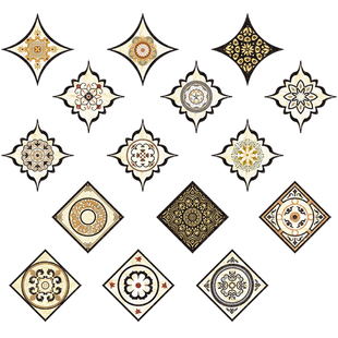 瓷砖贴纸对角贴地板地砖贴防水耐磨地贴客厅地面美缝装 饰墙贴自粘