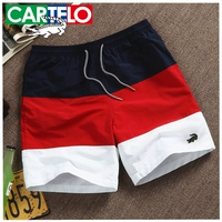 CartelO / Cartier cá sấu mùa hè quần short nam năm quần chạy quần mỏng phần quần đi biển - Quần short quần ngủ nam