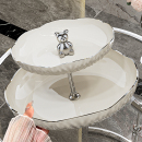 新款 家用多层水果盘零食糖果摆放盘高级感婚礼生日派对甜品点心架