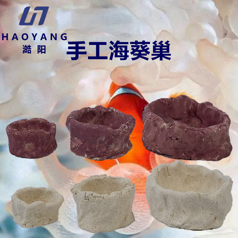 澔阳免爆藻海缸海葵巢珊瑚奶嘴窝海水海葵巢穴奶嘴海葵窝躲避窝
