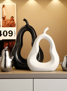 轻奢高档陶瓷摆饰家居客厅酒柜电视柜装饰品桌面玄关摆设乔迁礼品