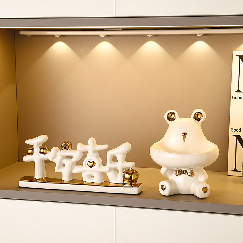 轻奢入户玄关钥匙收纳摆件家居客厅酒柜电视柜装饰品乔迁新居礼品,家居饰品,装饰摆件,淘宝优惠券,粉丝福利购,淘宝优惠卷